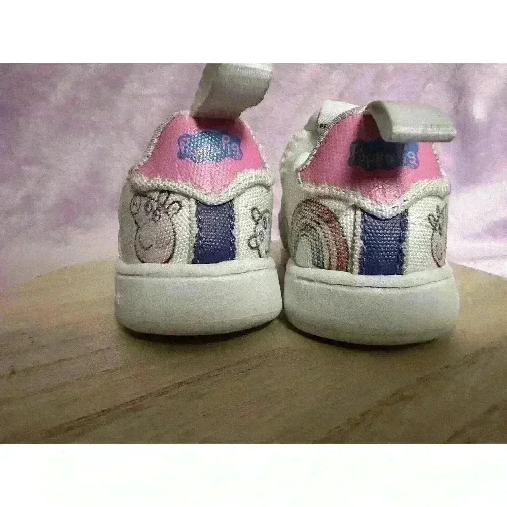 Reebok Club C Slip-On IV Peppa Pig Toddler Size 4 Sneakers - Picture 7 of 13